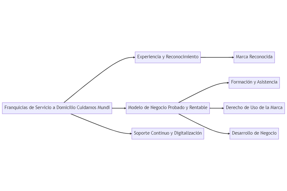 Esquema de franquicias de ayuda a domicilio