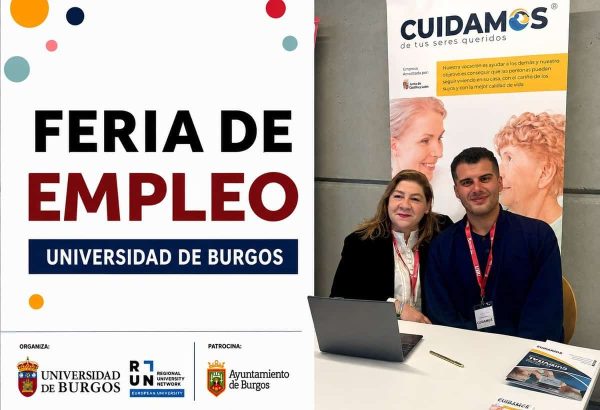 Cuidamos Mundi en la Feria de Empleo de la Universidad de Burgos en el Forum Evolucion