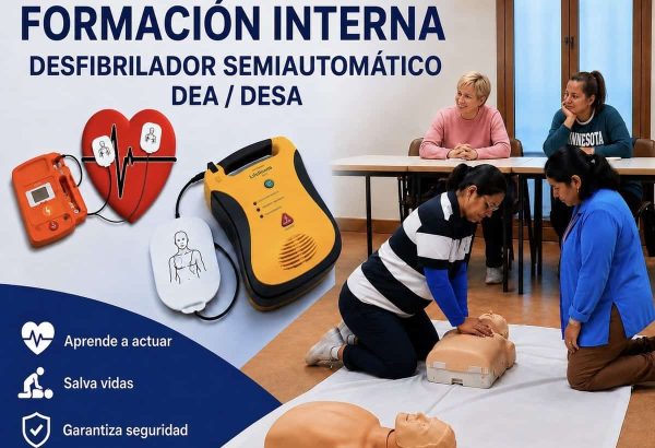 Formacion interna en emergencias y primeros auxilios para el personal cuidador de Cuidamos Mundi